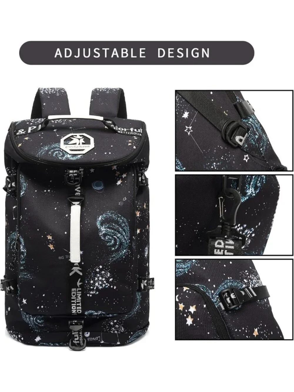 Versatile Waterproof Gym Duffel Backpack with Shoe Compartment & 4 Carry Styles